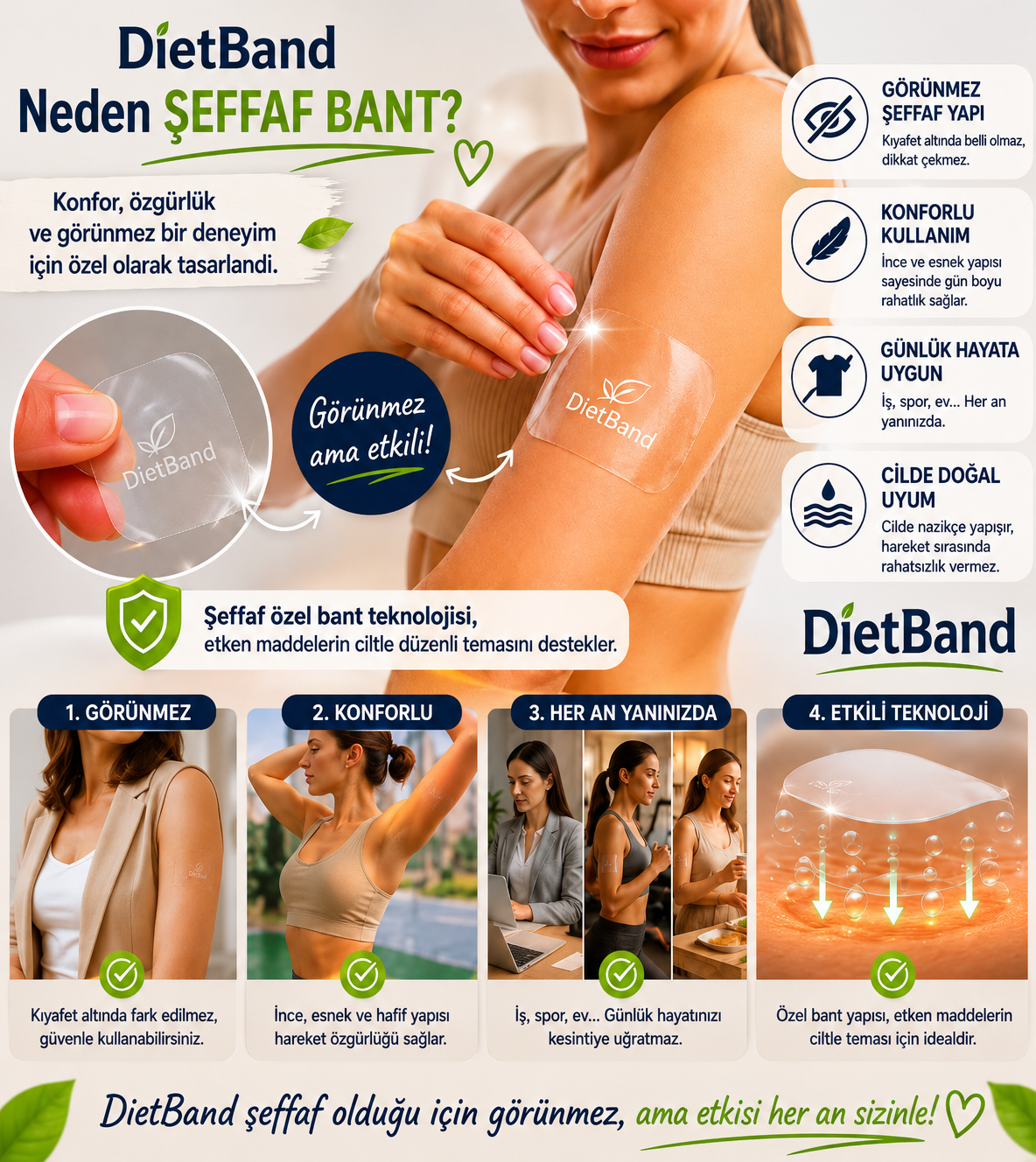 1 Alana 1 Bedava Slim Patch Zayıflatıcı Band